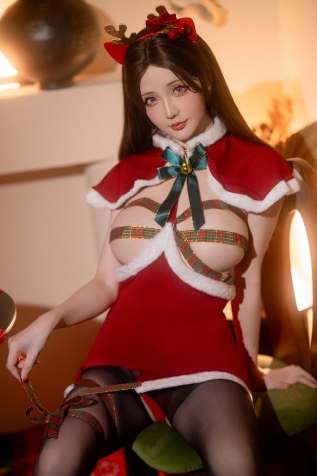 星之迟迟圣诞精灵系少女全解析｜NO.222圣诞主题高甜cos作品[180P-1.25GB]