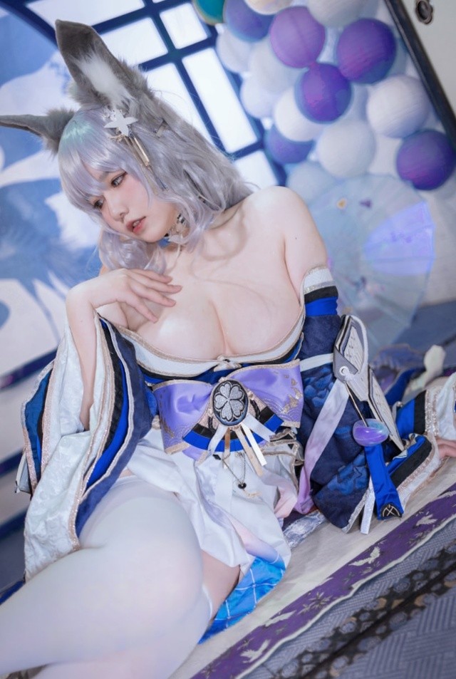 阿半《碧蓝航线》信浓COS：妖娆和风造型细节全解析[21P-237MB]