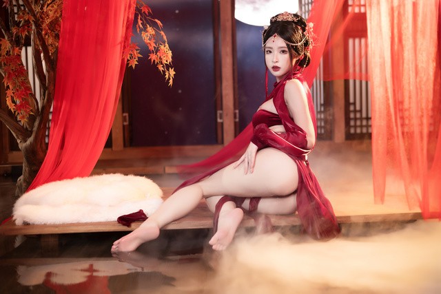 清水由乃《月下舞姬》国风cos全解析！霓裳羽衣+暗夜精灵双风格惊艳出圈 [58P-1.05GB]