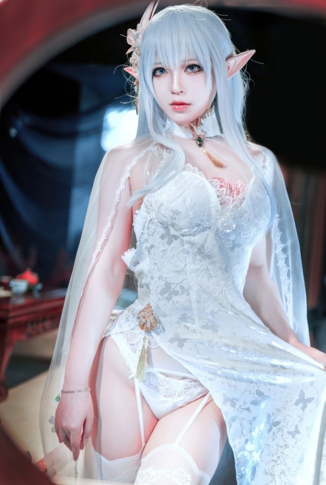 半半子 – NO.88 碧蓝航线 阿尔比恩旗袍 温柔舰娘中国风旗袍造型 [47P3V-287MB]